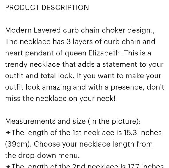 Layered Chunky Silver Necklaces - Picture 5 of 6